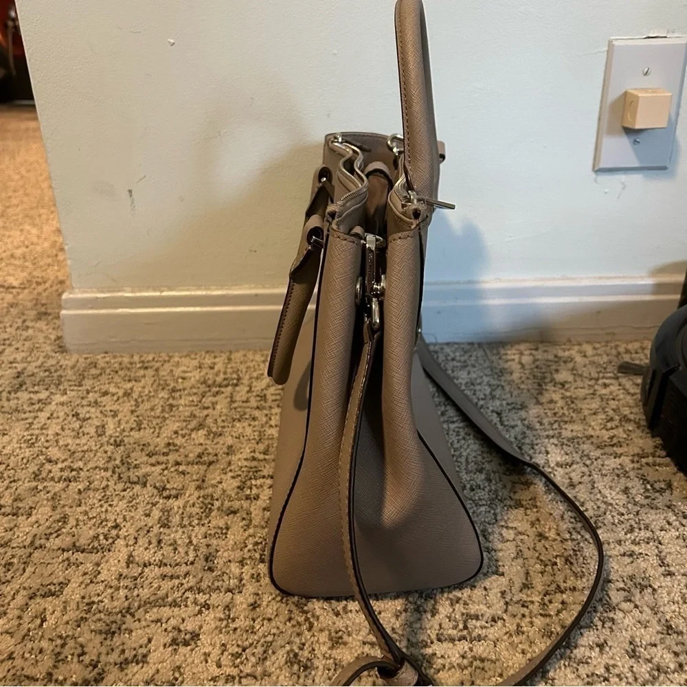 Micheal Kors Gray Selma Crossbody Handbag